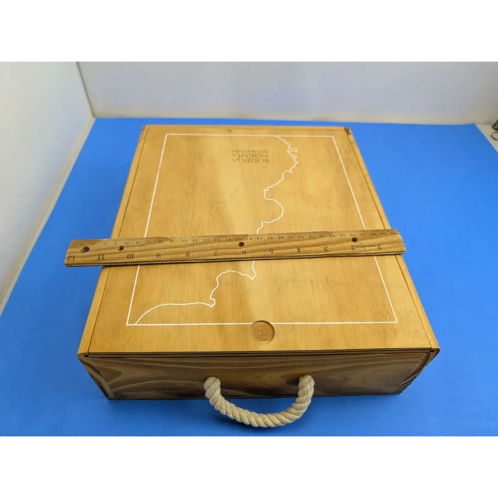 Bodega Noemia Patagonia 3-Pack Wood Wine Crate Box